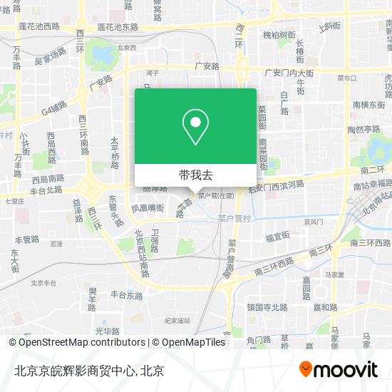 北京京皖辉影商贸中心地图