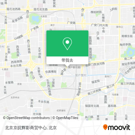 北京京皖辉影商贸中心地图