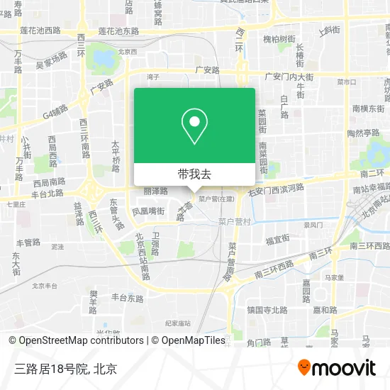 三路居18号院地图