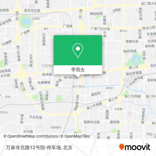 万泉寺北路12号院-停车场地图