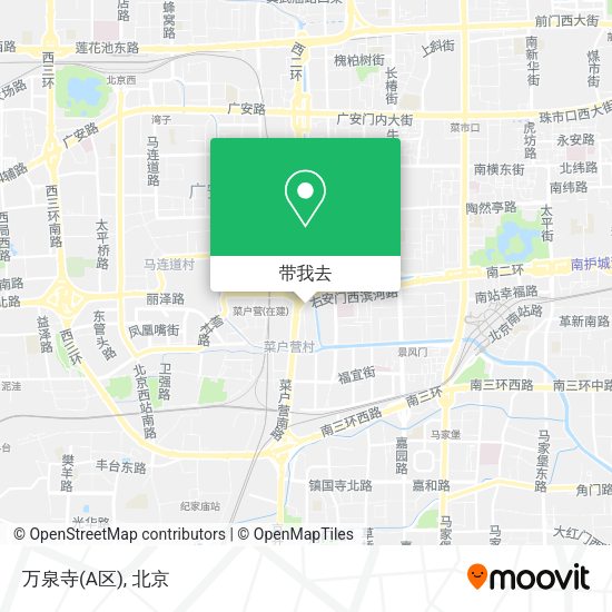 万泉寺(A区)地图