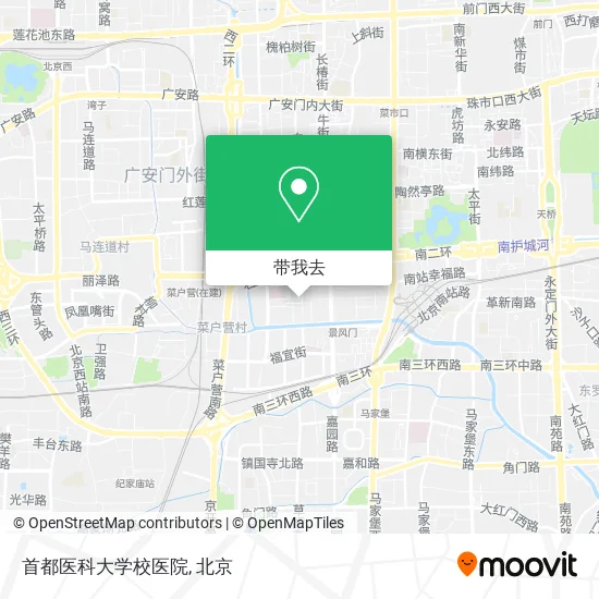 首都医科大学校医院地图