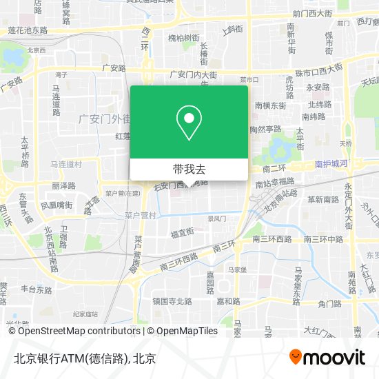 北京银行ATM(德信路)地图