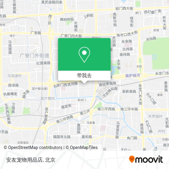 安友宠物用品店地图