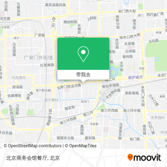 北京商务会馆餐厅地图