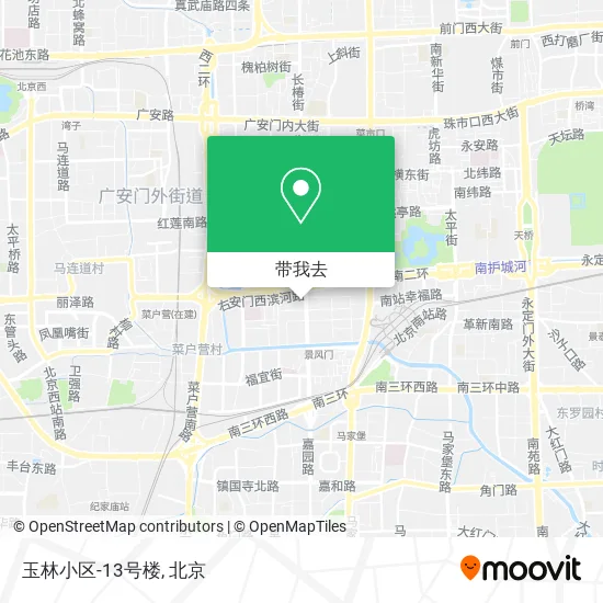 玉林小区-13号楼地图