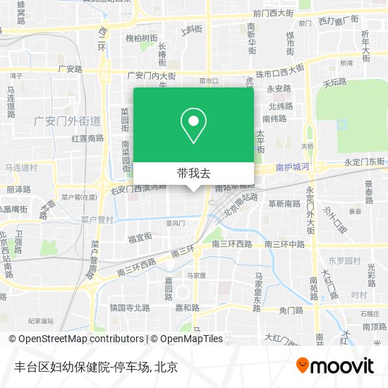 丰台区妇幼保健院-停车场地图