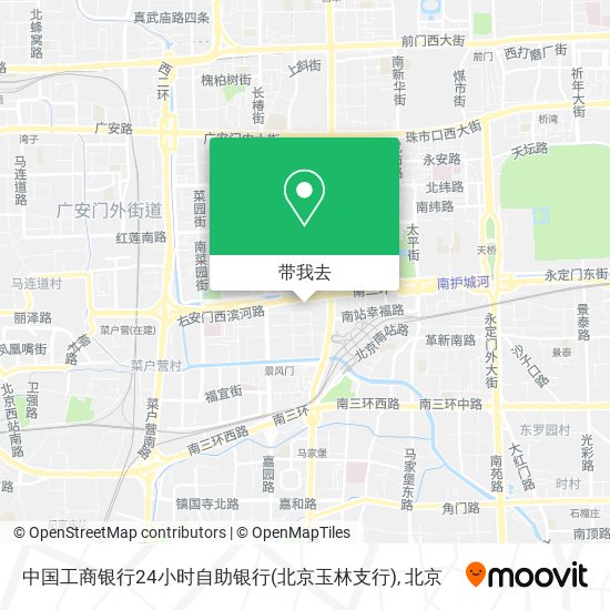 中国工商银行24小时自助银行(北京玉林支行)地图