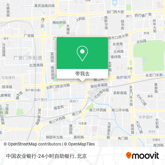 中国农业银行-24小时自助银行地图