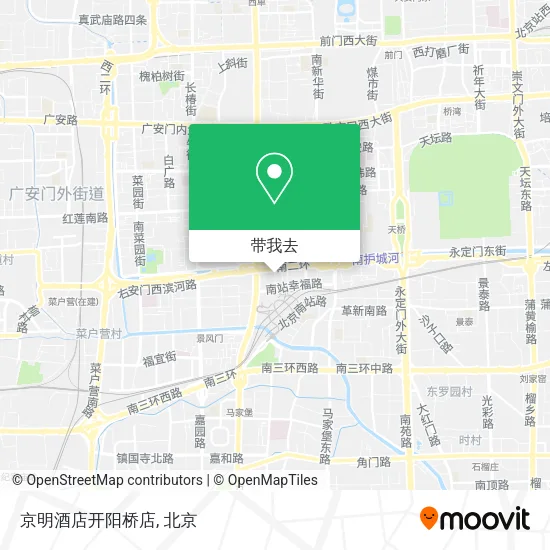 京明酒店开阳桥店地图