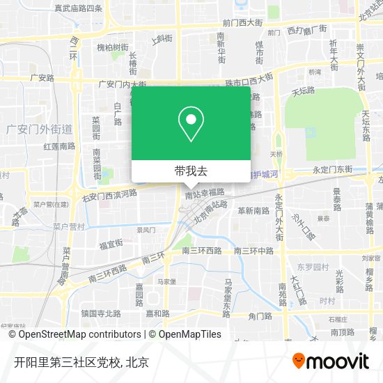 开阳里第三社区党校地图