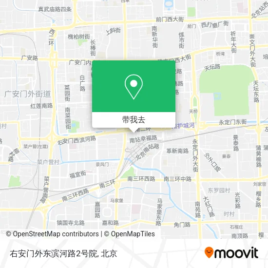 右安门外东滨河路2号院地图
