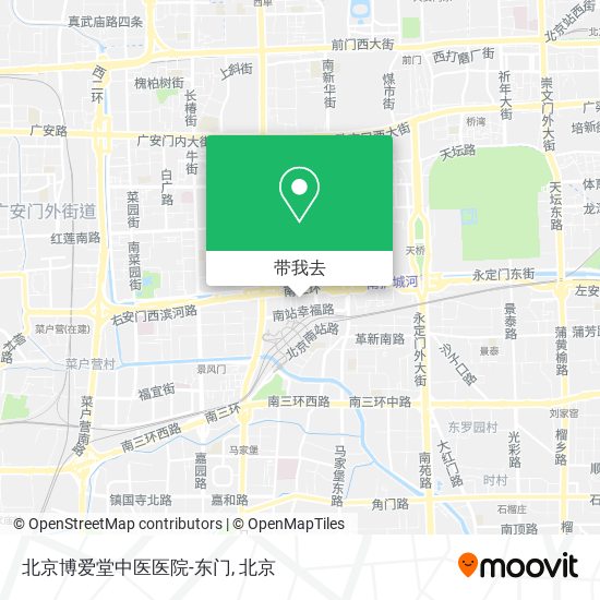北京博爱堂中医医院-东门地图