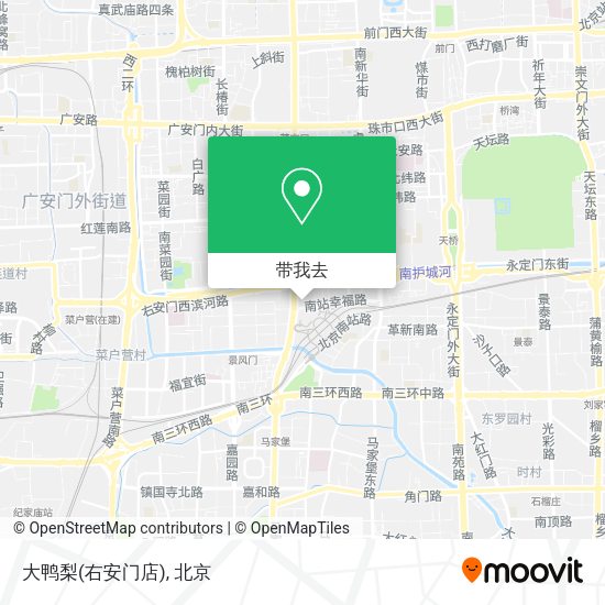 大鸭梨(右安门店)地图