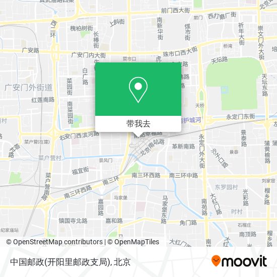 中国邮政(开阳里邮政支局)地图