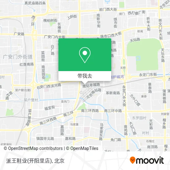 派王鞋业(开阳里店)地图