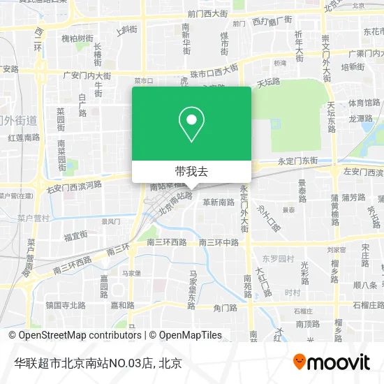 华联超市北京南站NO.03店地图
