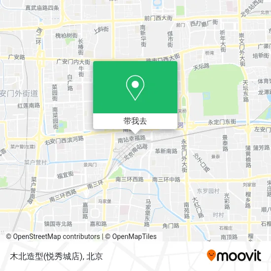 木北造型(悦秀城店)地图