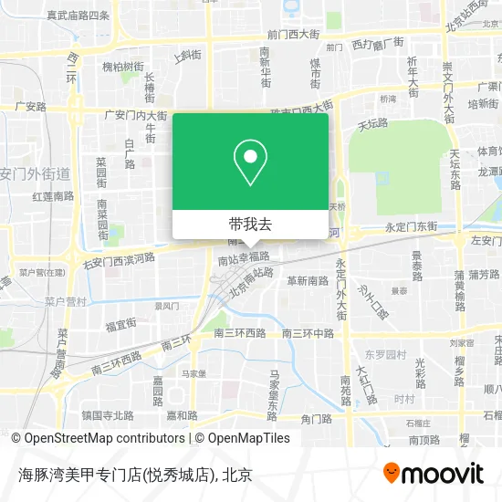 海豚湾美甲专门店(悦秀城店)地图