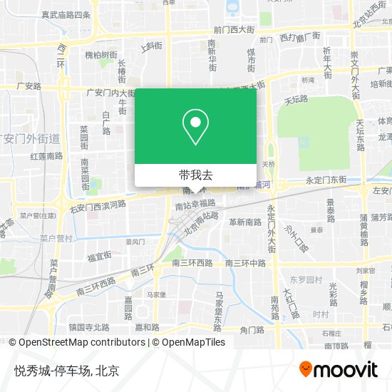 悦秀城-停车场地图