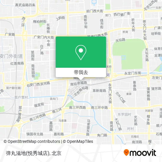 弹丸滋地(悦秀城店)地图