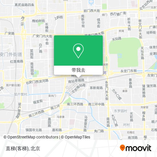 直梯(客梯)地图