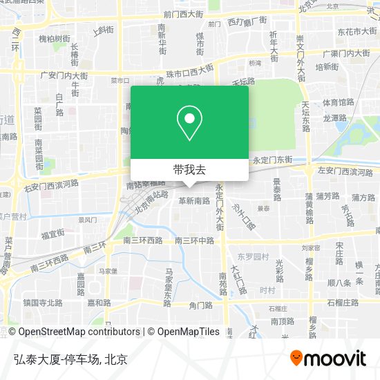 弘泰大厦-停车场地图