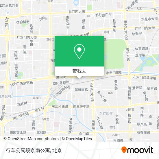 行车公寓段京南公寓地图