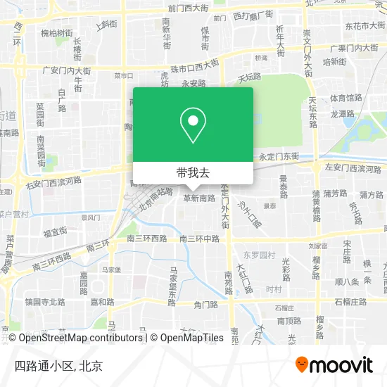 四路通小区地图