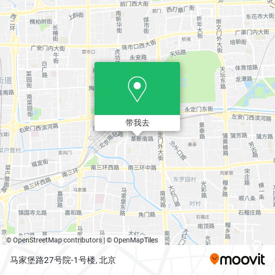 马家堡路27号院-1号楼地图