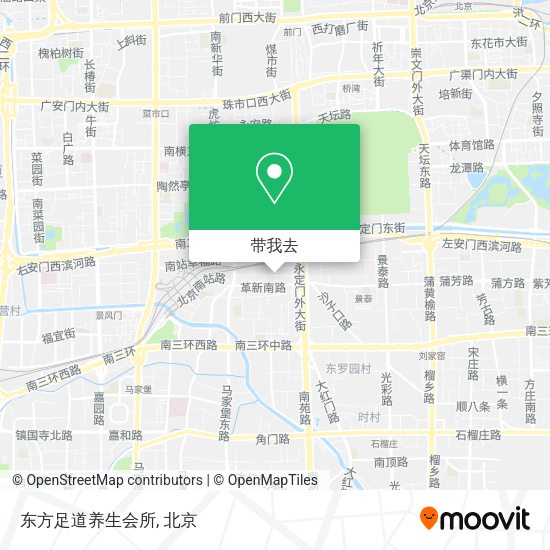 东方足道养生会所地图