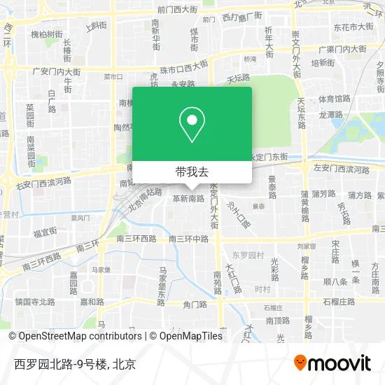 西罗园北路-9号楼地图