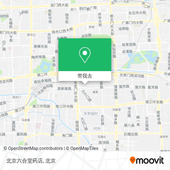 北京六合堂药店地图
