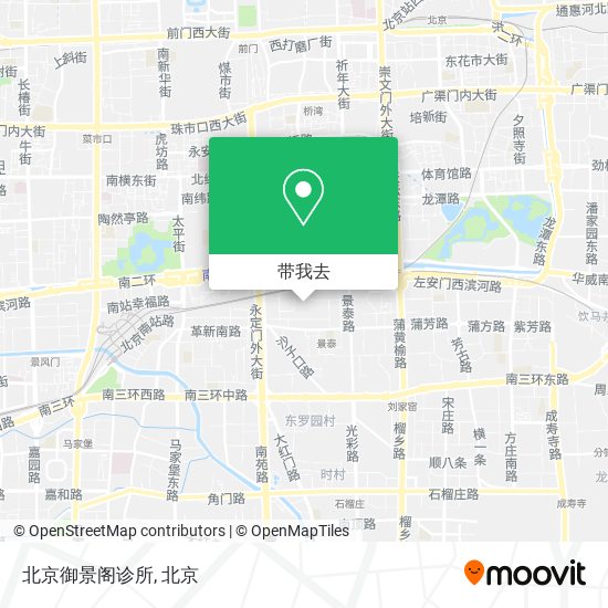 北京御景阁诊所地图