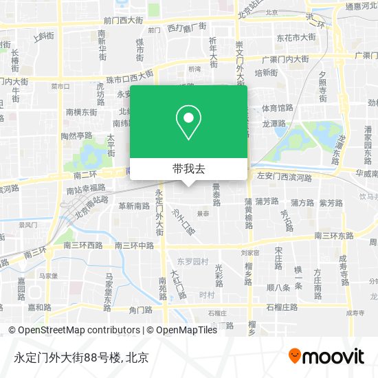永定门外大街88号楼地图
