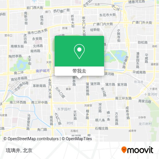 琉璃井地图