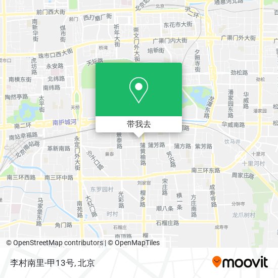 李村南里-甲13号地图