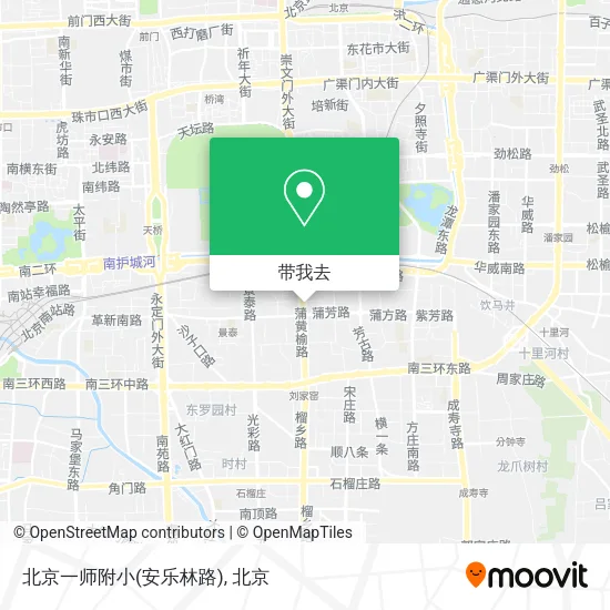 北京一师附小(安乐林路)地图