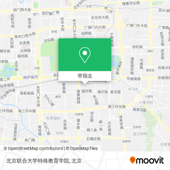 北京联合大学特殊教育学院地图
