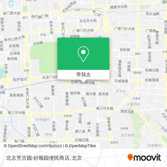 北京芳古园-好顺园便民商店地图