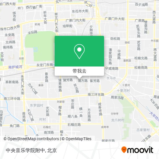 中央音乐学院附中地图