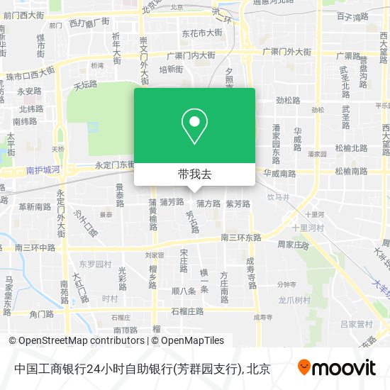 中国工商银行24小时自助银行(芳群园支行)地图