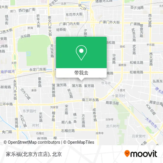 家乐福(北京方庄店)地图