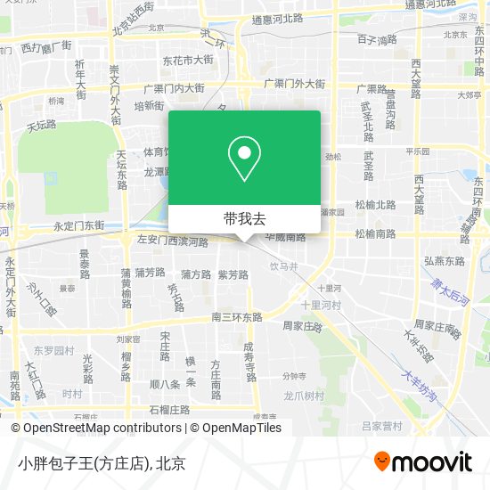 小胖包子王(方庄店)地图