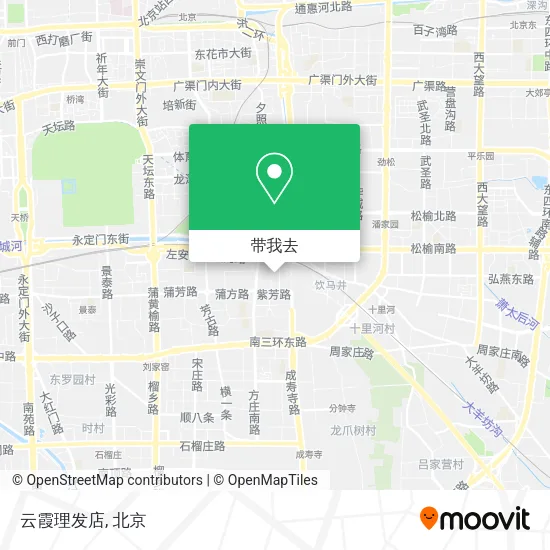 云霞理发店地图