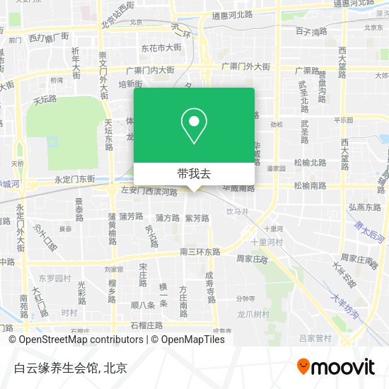 白云缘养生会馆地图