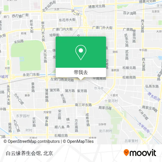 白云缘养生会馆地图