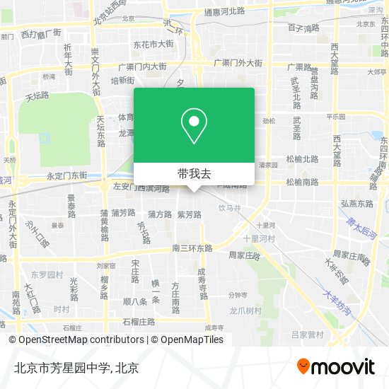 北京市芳星园中学地图
