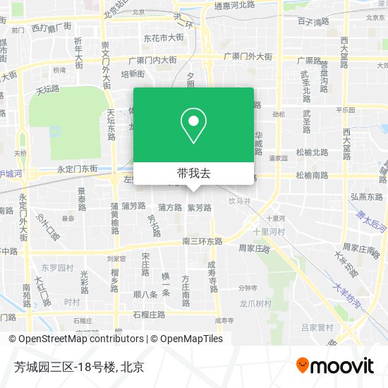 芳城园三区-18号楼地图