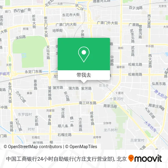中国工商银行24小时自助银行(方庄支行营业部)地图
